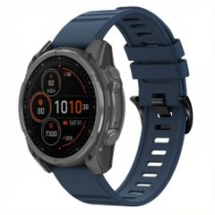 imoshion QuickFit® Stripe Siliconenbandje  - Garmin 22 mm aansluiting - Donkerblauw