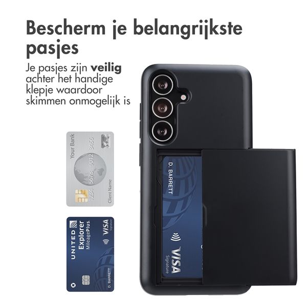 imoshion Backcover met pasjeshouder Samsung Galaxy S25 FE - Zwart