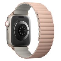 Uniq Revix dubbelzijdig bandje Apple Watch Series 1 t/m 10 / SE / Ultra (2) (44/45/46/49 mm) - Pink/Beige