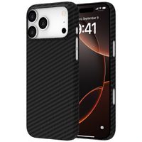 Accezz MagSafe Kevlar Backcover Apple iPhone 17 Pro Max - Zwart