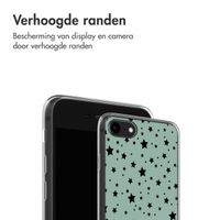 imoshion Design hoesje iPhone SE (2022 / 2020) / 8 / 7 - Stars Mint