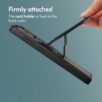 imoshion Back Cover with Card Holder and Stand Samsung Galaxy S26 Ultra - Black