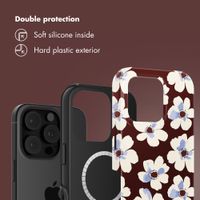 Selencia Vivid Back Cover with MagSafe Apple iPhone 16 Pro - Choco Flower Pop