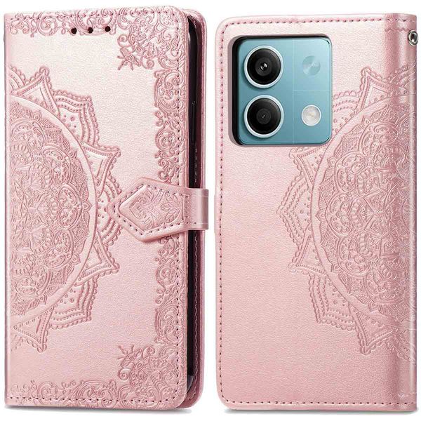 imoshion Mandala Bookcase Xiaomi Redmi Note 13 (5G) - Rosé Goud