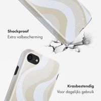 Selencia Vivid Backcover Apple iPhone SE (2022 / 2020) / 8 / 7 - Desert Waves Beige