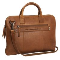 The Chesterfield Brand Harvey Laptoptas 14 inch - Echt leer - Cognac