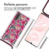 imoshion Design hoesje met koord Huawei P30 Pro - Flower Water