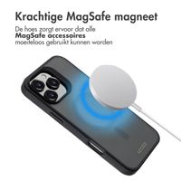 Accezz Rugged Frosted MagSafe Backcover Apple iPhone 16 Pro Max - Zwart