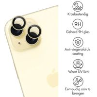 imoshion 2 Pack Camera lens protector Apple iPhone 15 / 15 Plus - Yellow