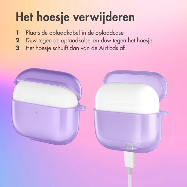 imoshion Neon Case Apple AirPods 3 - Paars