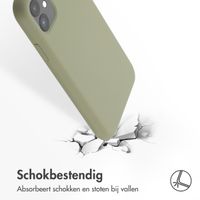 Accezz Liquid Silicone Backcover met MagSafe Apple iPhone 11 - Cooper Green