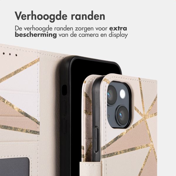 imoshion Design Bookcase Apple iPhone 14 - Beige Graphic