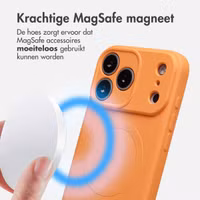 imoshion Color Backcover met MagSafe Apple iPhone 17 Pro Max - Neon Orange