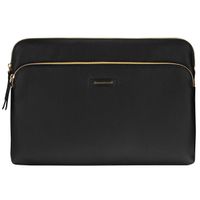 dbramante1928 Paris+ Sleeve - Laptop hoes 14 inch - Echt leer - Apple MacBook Pro 14 inch - Night Black