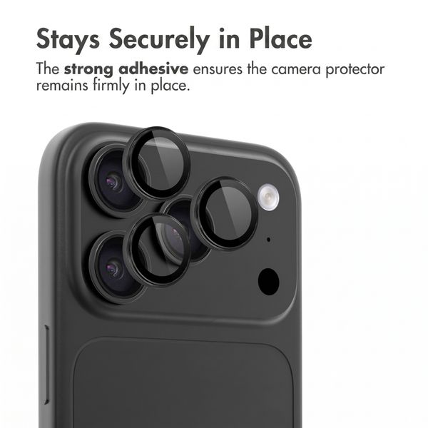 imoshion Camera Protector Glass 2-pack Apple iPhone 18 Pro (Max) - Black