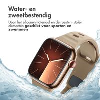 imoshion Active Sport siliconenbandje Apple Watch Series 1 t/m 9 / SE (38/40/41 mm) | Series 10 (42 mm) - Bruin