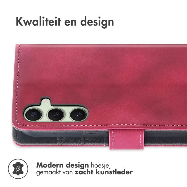 imoshion Bookcase met koord Samsung Galaxy S25 Plus - Rood