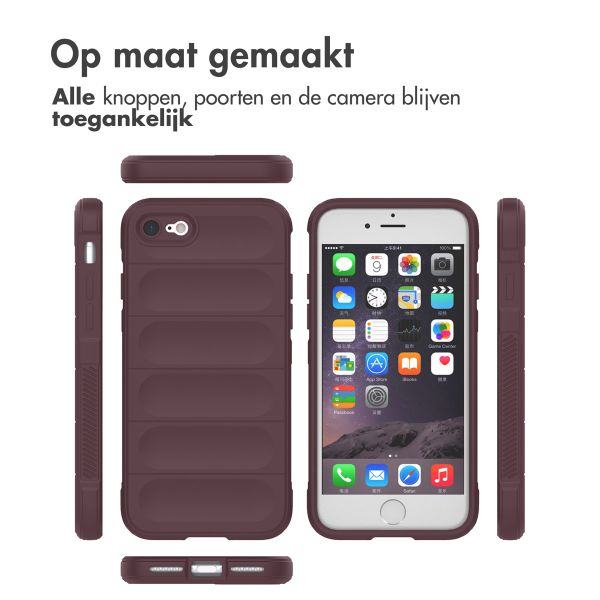 imoshion EasyGrip Backcover Apple iPhone SE (2022 / 2020) / 8 / 7 - Aubergine