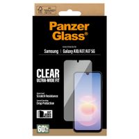 PanzerGlass Ultra-Wide Fit Anti-Bacterial Screenprotector incl. applicator Samsung Galaxy A18 (4G)