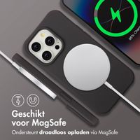imoshion Color Backcover met afneembaar koord MagSafe Apple iPhone 14 Pro - Black Coffee