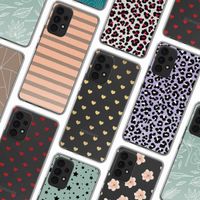 imoshion Design hoesje Samsung Galaxy A53 - Striped peach reverse