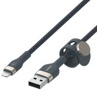 Belkin Boost↑Charge™ USB-A naar Lightning kabel braided siliconen - 2 meter - Blauw