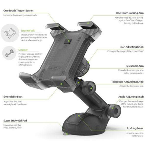 iOttie Easy Smart Tap 2 Universal Tablet Mount Houder