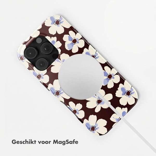Selencia Vivid Backcover met MagSafe Apple iPhone 16 Pro - Choco Flower Pop
