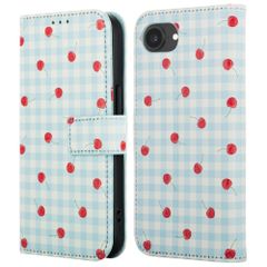 imoshion Design Bookcase Apple iPhone 17e / 16e - Cherry Check