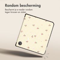 imoshion Design Vouwbare Bookcase Kobo Libra Colour - Garden Stripes
