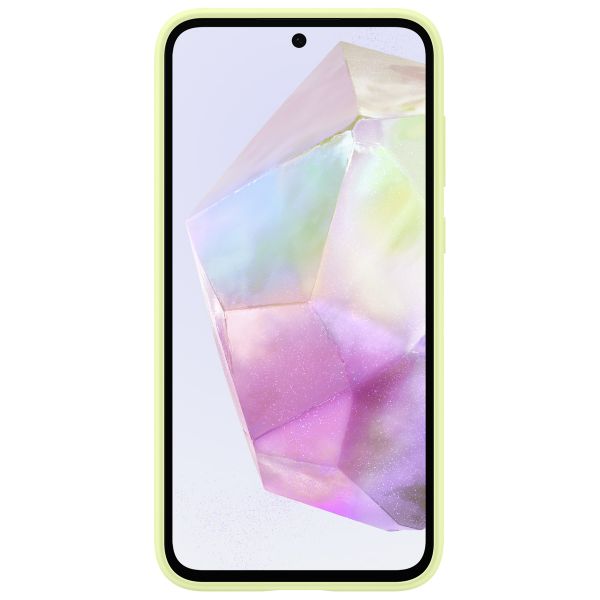 Samsung Originele Silicone Backcover Samsung Galaxy A35 - Lime