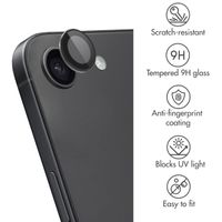 imoshion Camera Protector Glass 2-pack Apple iPhone 17e / 16e - Black