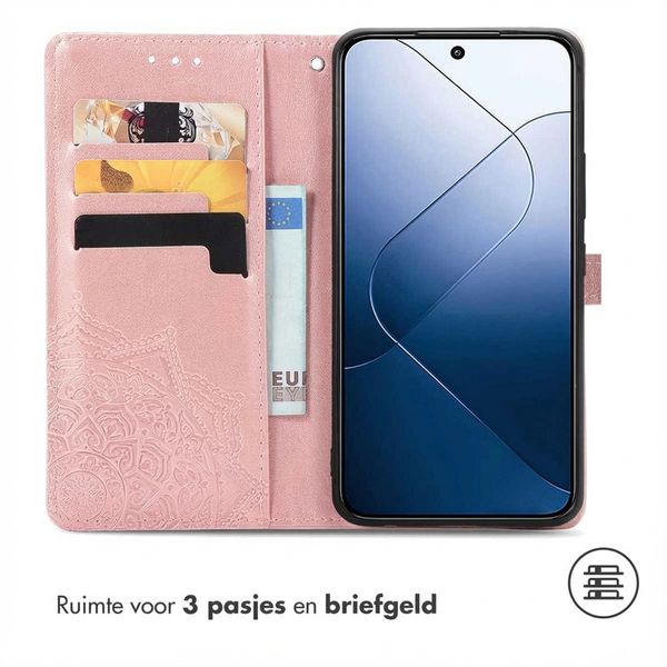 imoshion Mandala Bookcase Xiaomi 14 - Rosé Goud