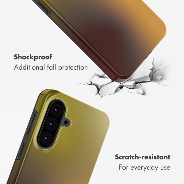 Selencia Vivid Back Cover Samsung Galaxy A37 (5G) - Gradient Olive Dust