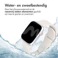 imoshion Siliconen geweven bandje Apple Watch | 38/40/41/42 mm - Sterrenlicht