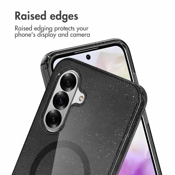 imoshion Sparkle Backcover met MagSafe Samsung Galaxy A36 - Glitter Zwart