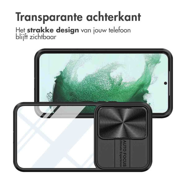 imoshion Camslider Backcover Samsung Galaxy S22 - Zwart