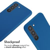 imoshion Siliconen hoesje met koord Samsung Galaxy S23 - Blauw