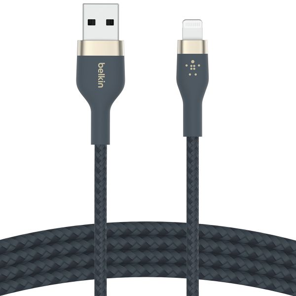 Belkin Boost↑Charge™ USB-A naar Lightning kabel braided siliconen - 1 meter - Blauw