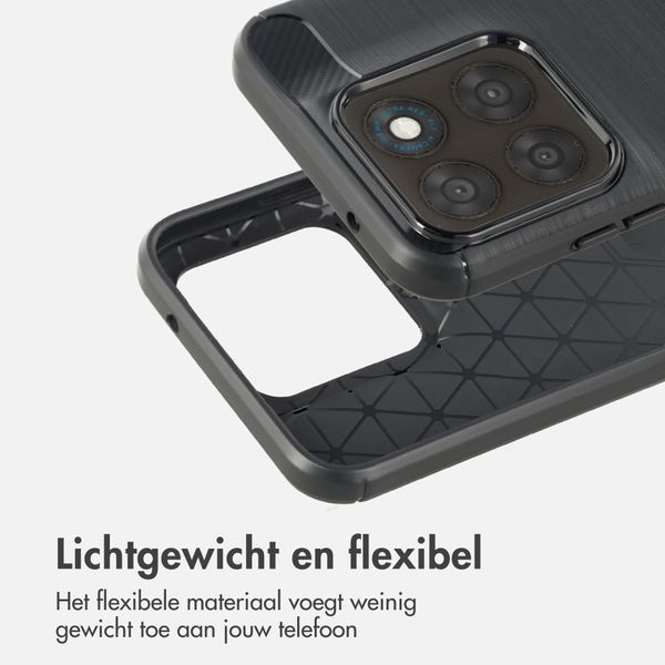 imoshion Brushed Backcover Motorola Moto G77 - Zwart
