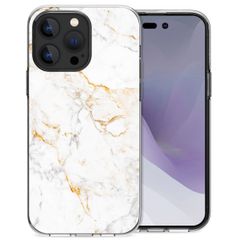 imoshion Design hoesje iPhone 14 Pro Max - White Marble