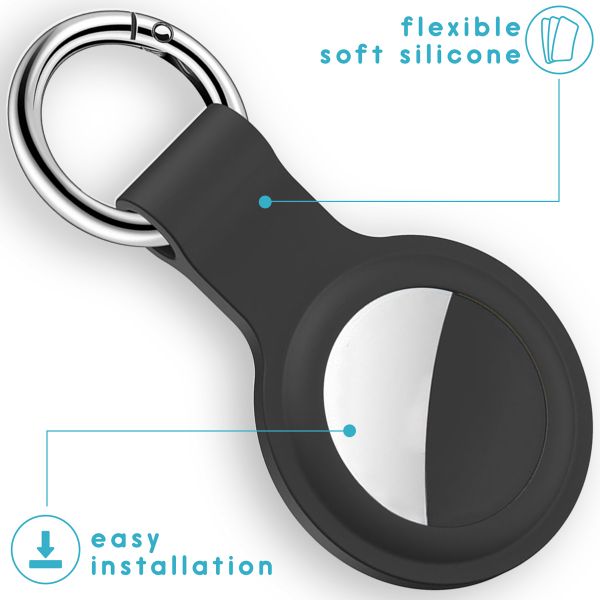 imoshion Liquid Silicone Keychain Case Apple AirTag - Grijs