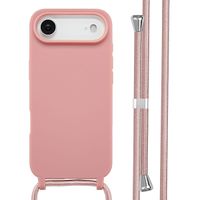 imoshion Siliconen hoesje met koord Apple iPhone Air - Sand Pink