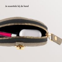 Selencia Nova Mini Pouch - Croco Beige