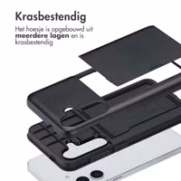 imoshion Backcover met pasjeshouder Samsung Galaxy S25 Plus - Zwart