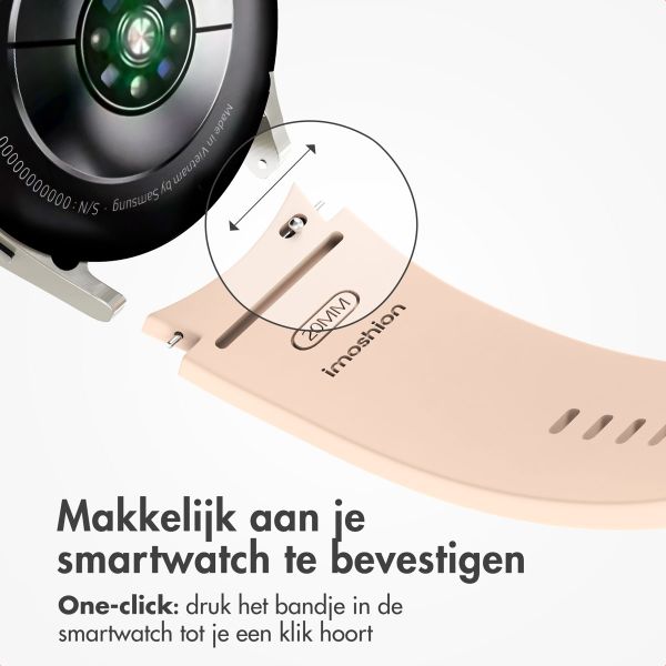 imoshion Siliconen bandje Samsung Galaxy Watch 4 / 5 / 6 / 7 (20 mm) - Roze