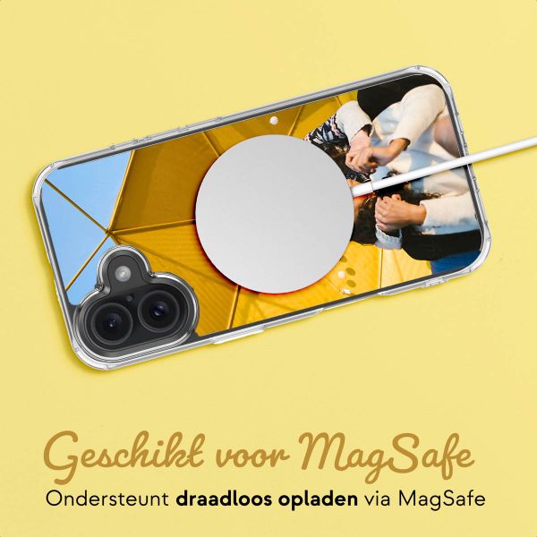 Ontwerp je eigen MagSafe Clear Case Apple iPhone 16 - Transparant