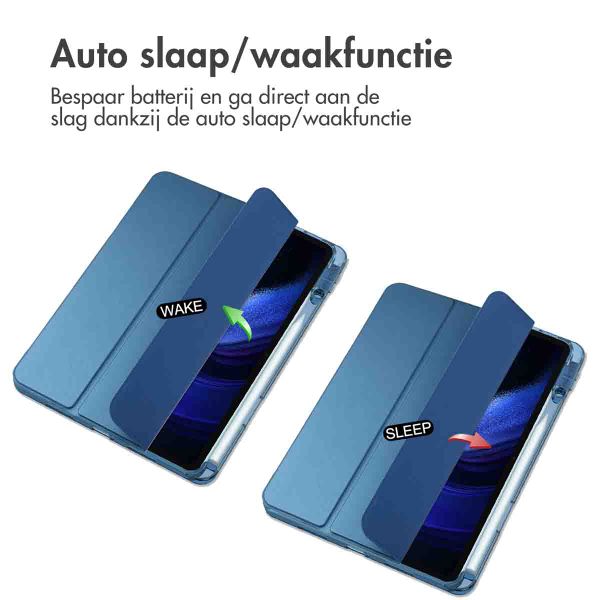 imoshion Trifold Hardcase Bookcase Xiaomi Pad 6 / 6 Pro - Blauw