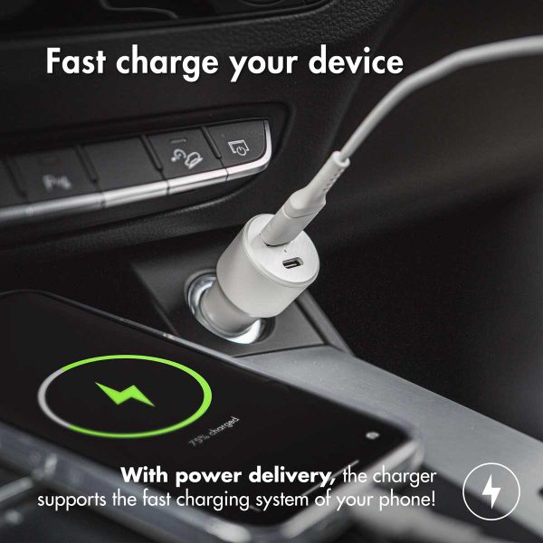 imoshion Car Charger - Autolader - Power Delivery - 20 Watt - Wit