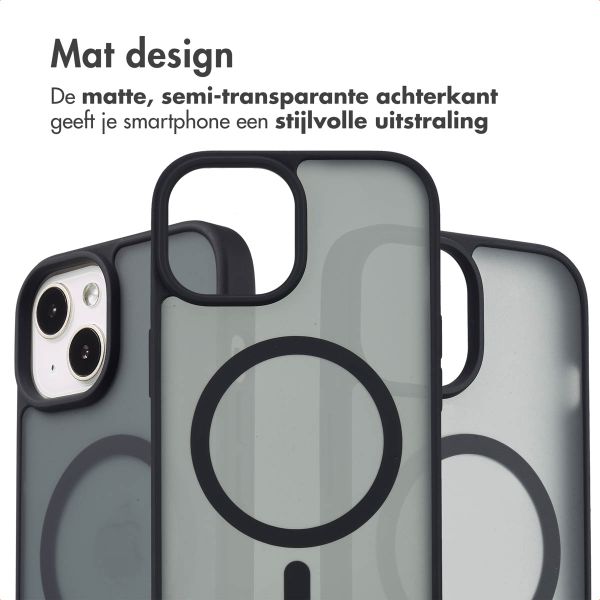 imoshion Color Guard Backcover met MagSafe iPhone 13 / 14 - Zwart